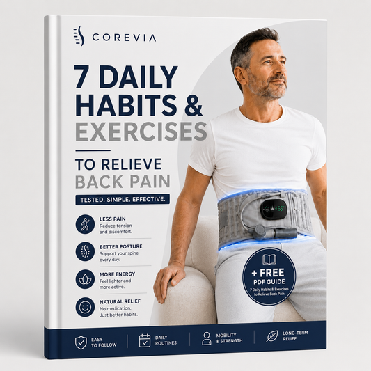 BACK RELIEF GUIDE - 7 DAILY HABITS + EXERCISES